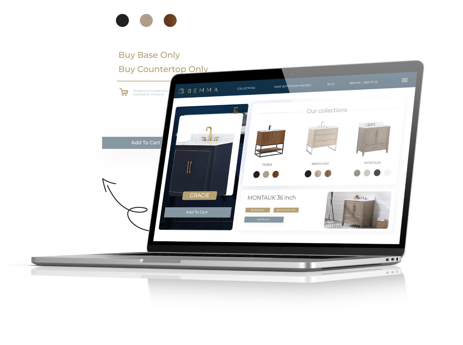 E-commerce Website Development for BEMMA Vanities by Orthoplex Solutions 6