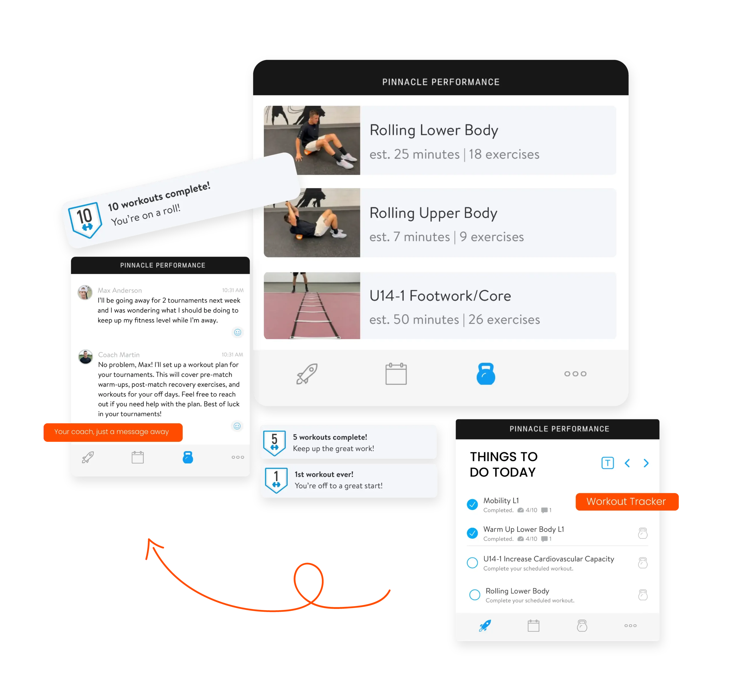 Pinnacle Performance - Mobile App Features