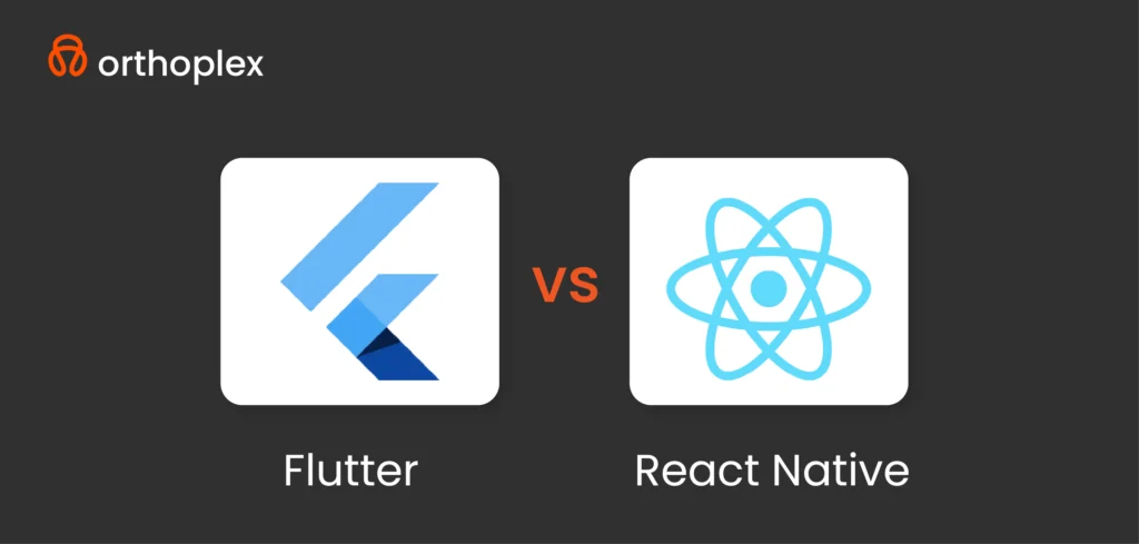 Flutter Vs React Native logos