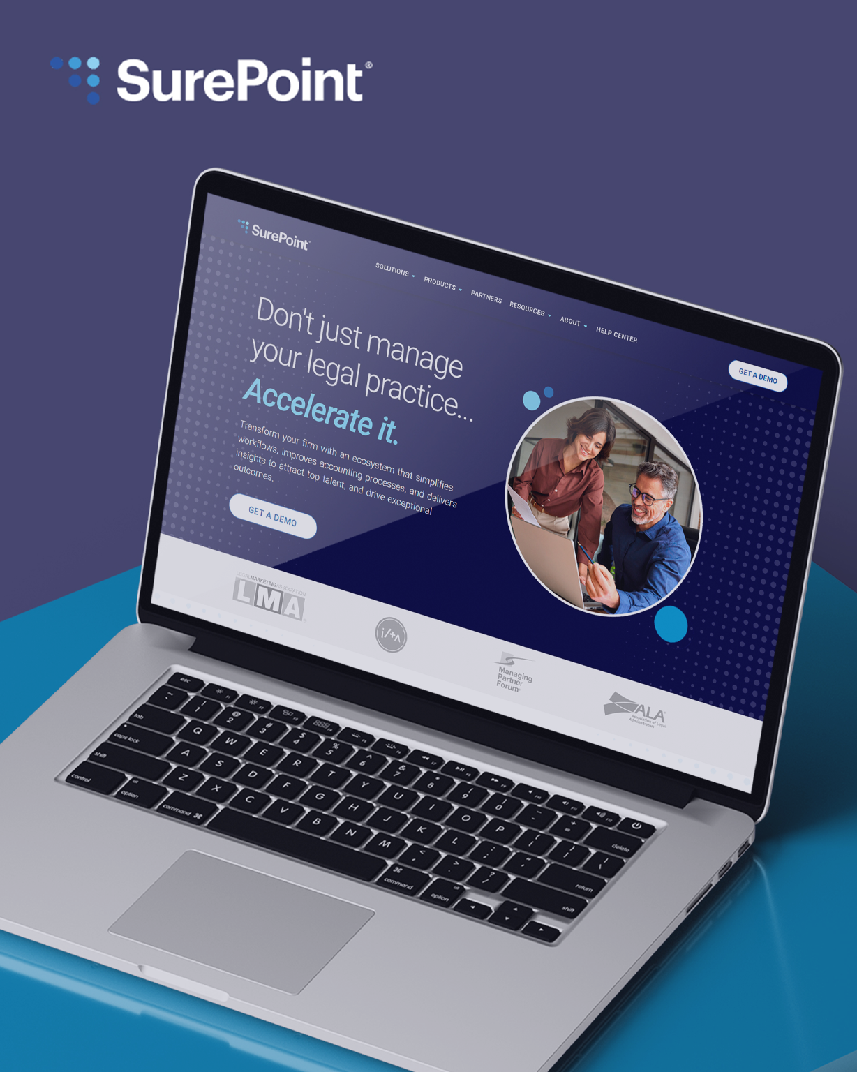 Website revamp and Elementor migration for leading legal management software company SurePoint Technologies
