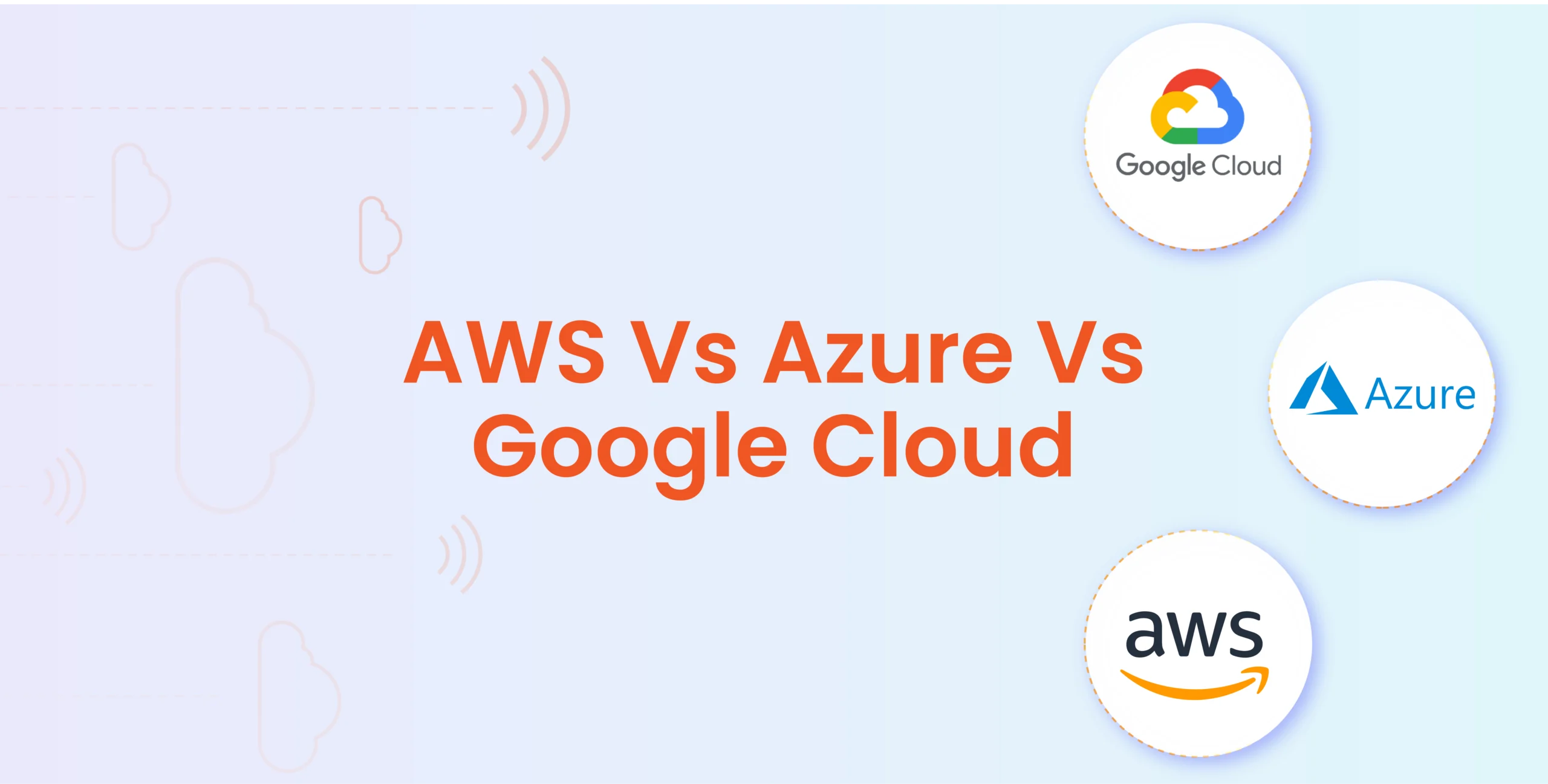 AWS vs Azure Vs Google Cloud Detailed comparison to help you make your decision